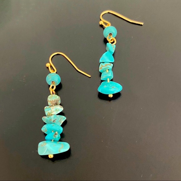 Anthropologie Jewelry - 🍒3/$30 New Turquoise Drop Earrings